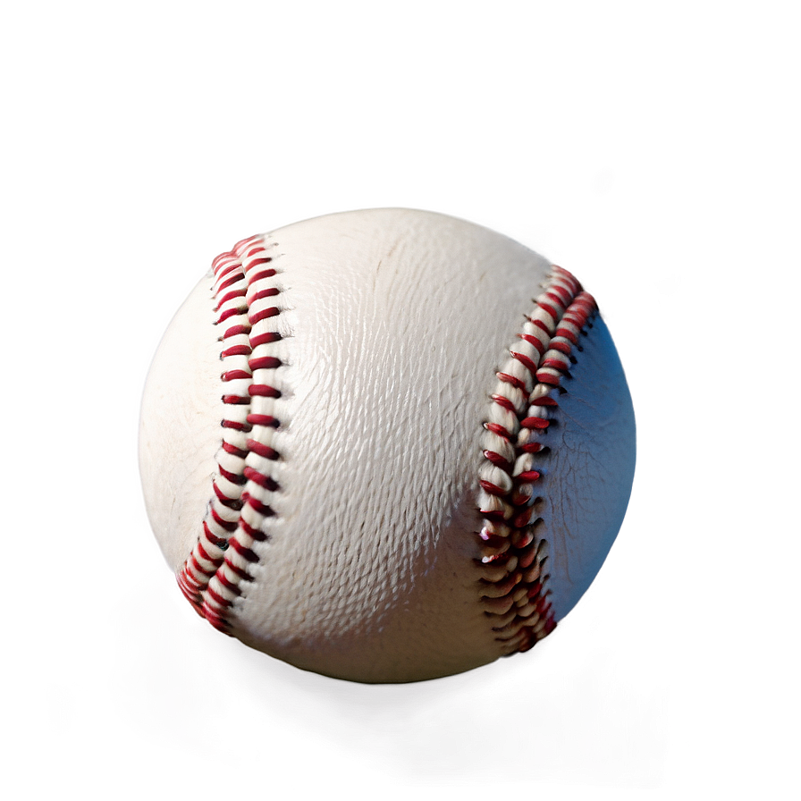 Photorealistic Baseball Stitching Png 28