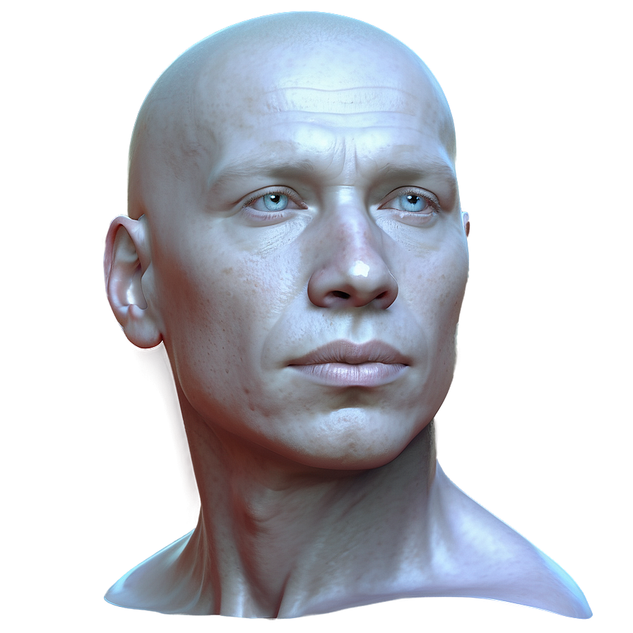 Photorealistic Human Head Png Quc