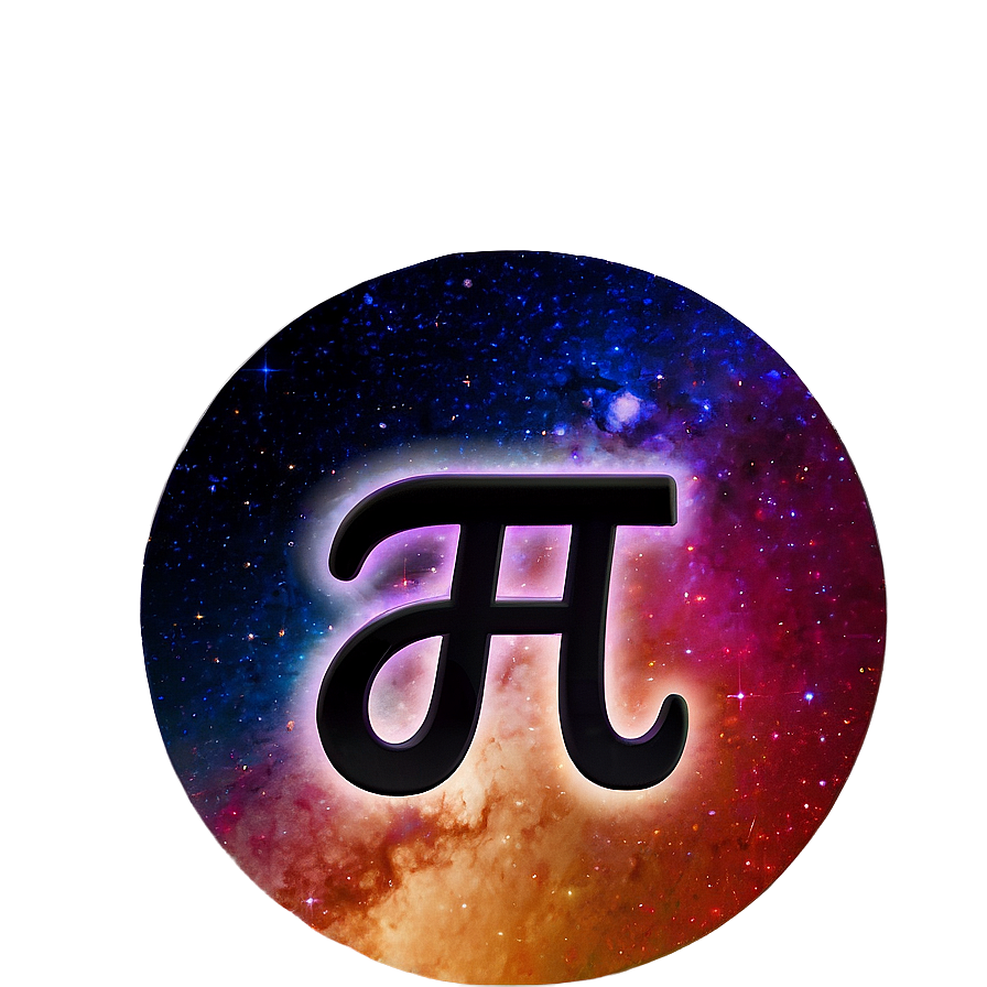 Pi Symbol Galaxy Theme Png Cbo99