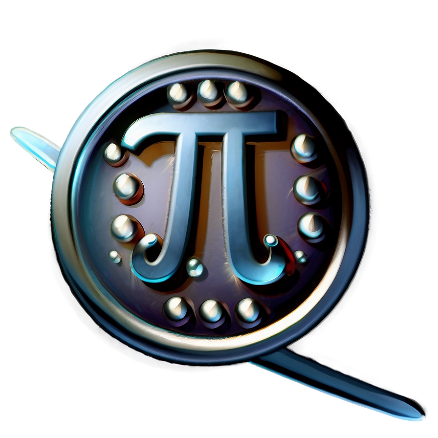 Pi Symbol Shining Brightly Png Ffw