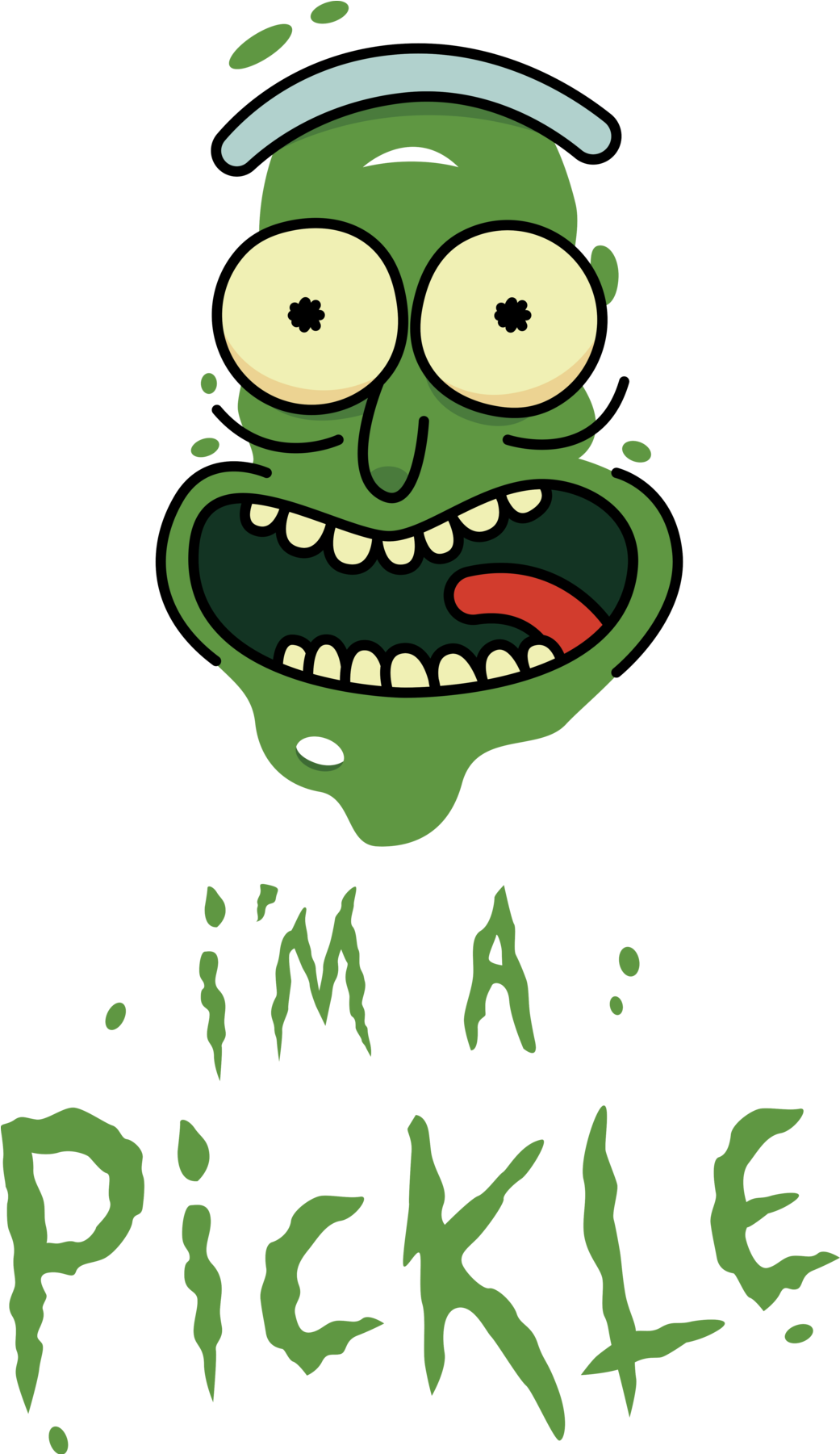 Pickle Rick Character Artwork