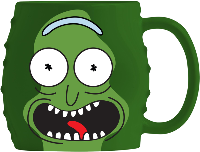 Pickle Rick Mug Design