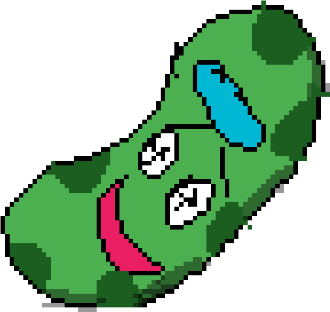 Pickle Rick Pixel Art