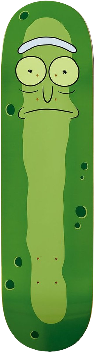 Pickle Rick Skateboard Deck