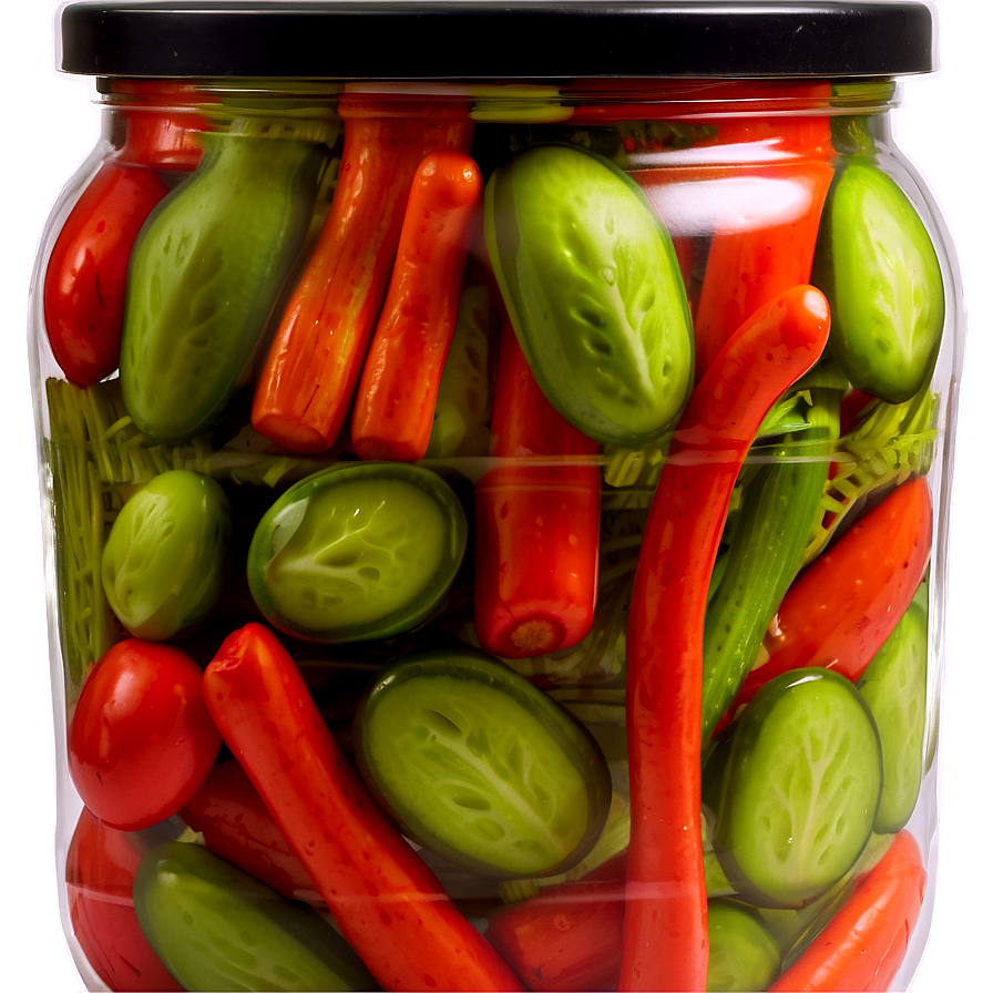 Pickled Vegetable Jar Png 06202024