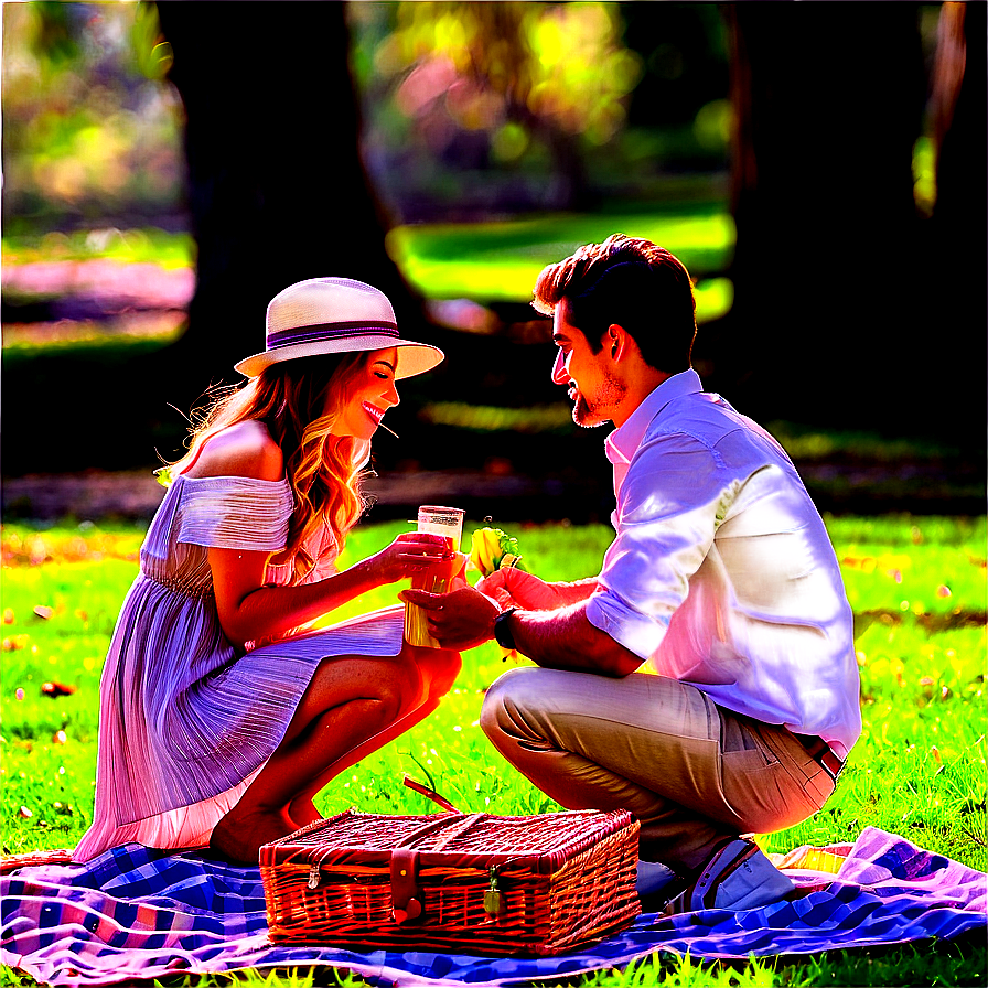 Picnic Date In The Park Png 32