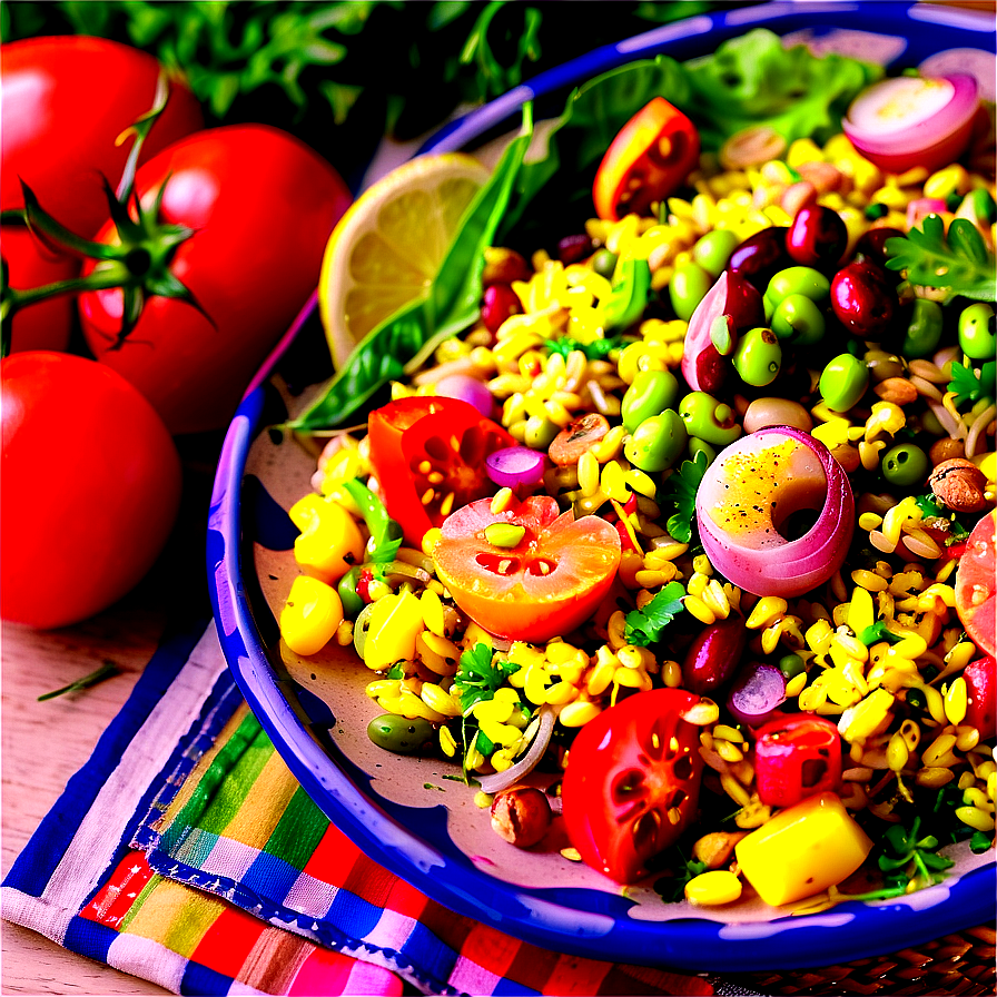 Picnic Perfect Cold Paella Salad Png 06252024