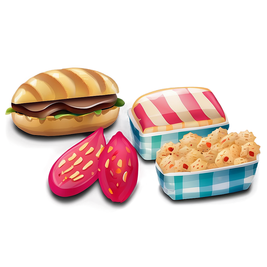 Picnic Snacks Png Fch68