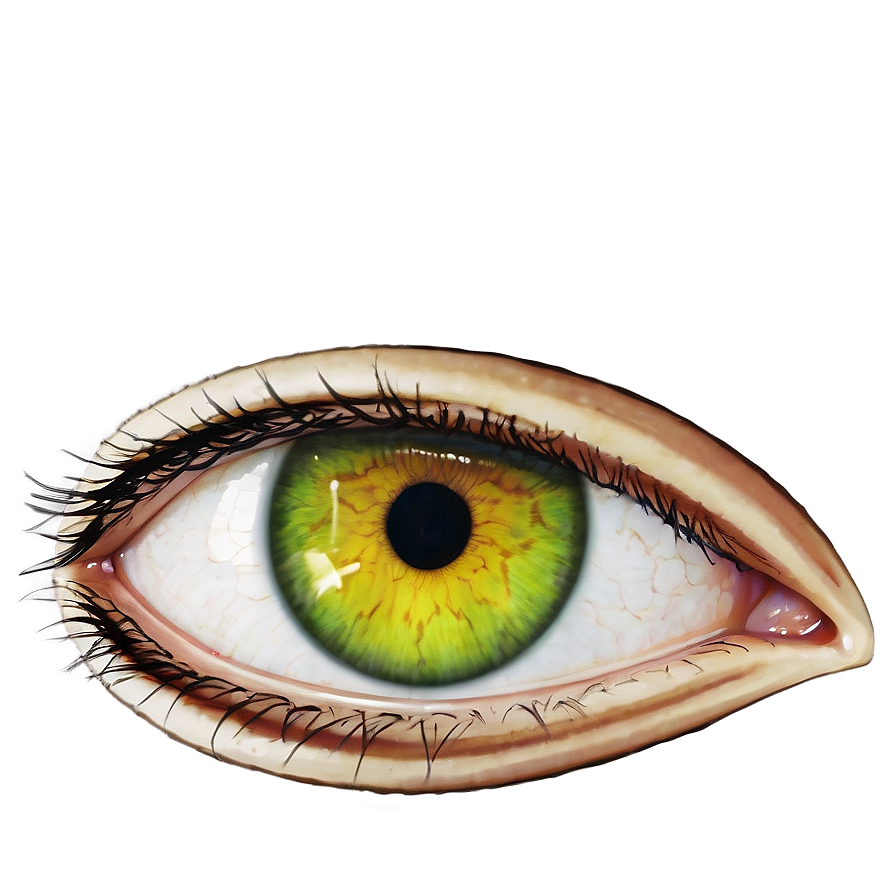 Piercing Green Eye Stare Png 60