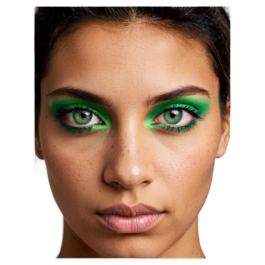 Piercing Green Eye Stare Png Eci