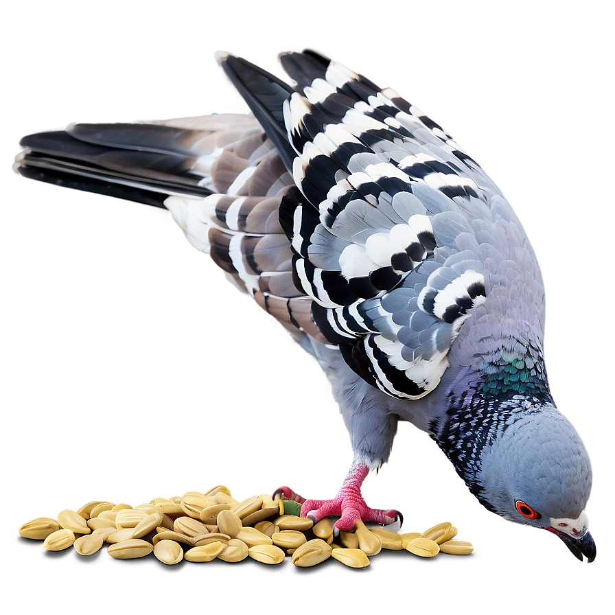 Pigeon Eating Seeds Png Ikd85