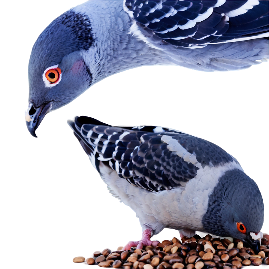 Pigeon Eating Seeds Png Upk61