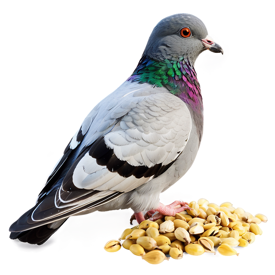 Pigeon Eating Seeds Png Wyr5