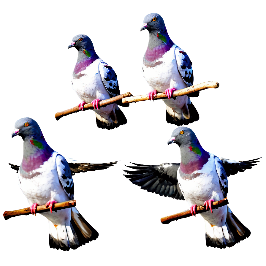 Pigeon Flock Png Keo34