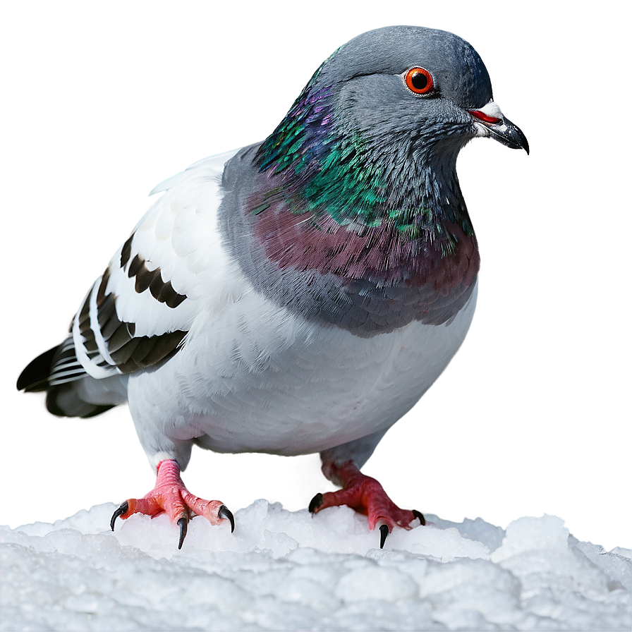 Pigeon In Snow Png Ymw96