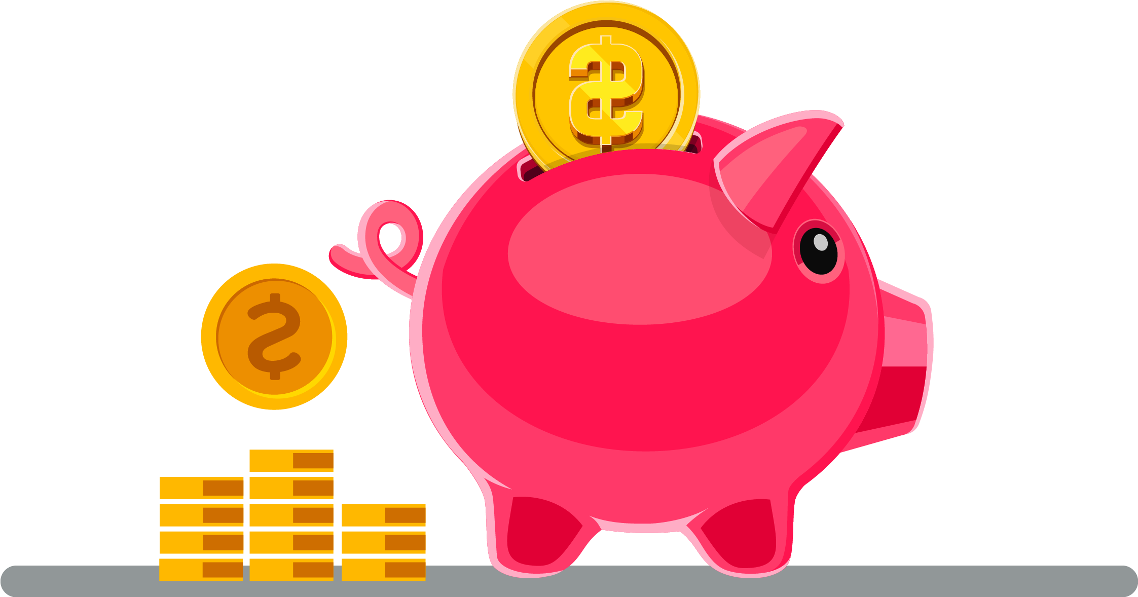 Piggy Bank Savings Concept