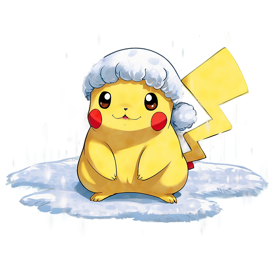 Pikachu In Snow Png 11