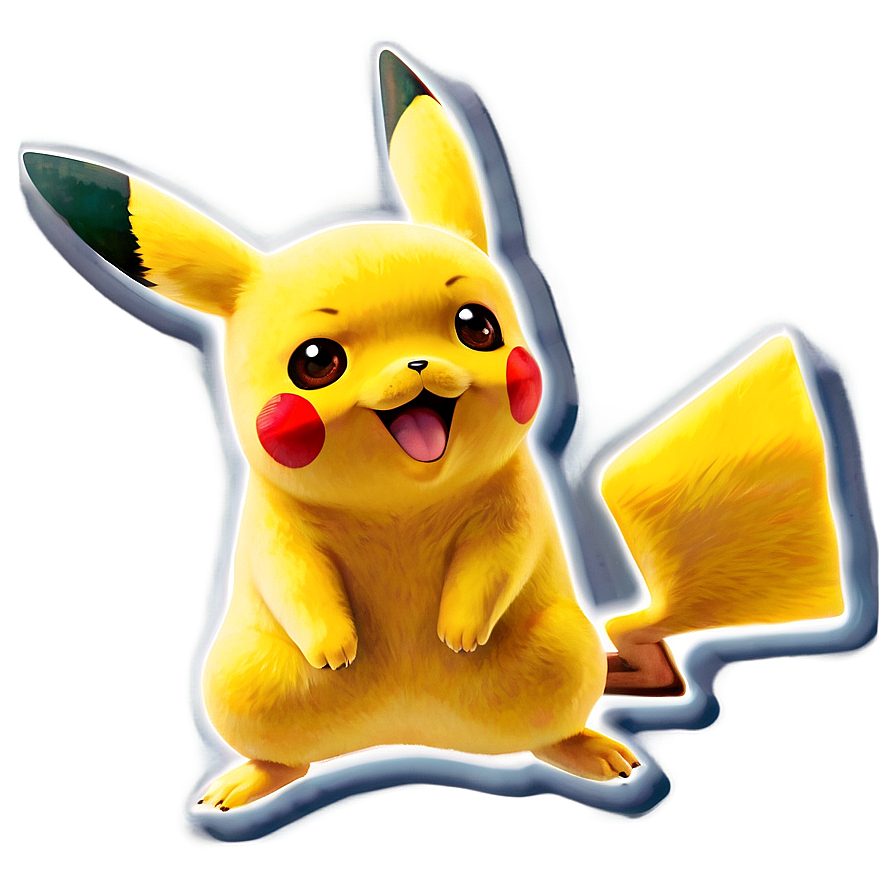 Pikachu Transparent Sticker Png Vru4