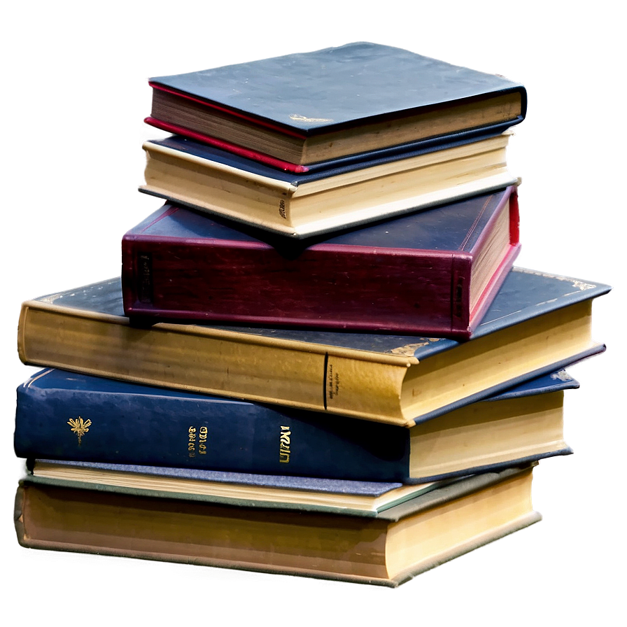 Pile Of Diy Books Png 06212024