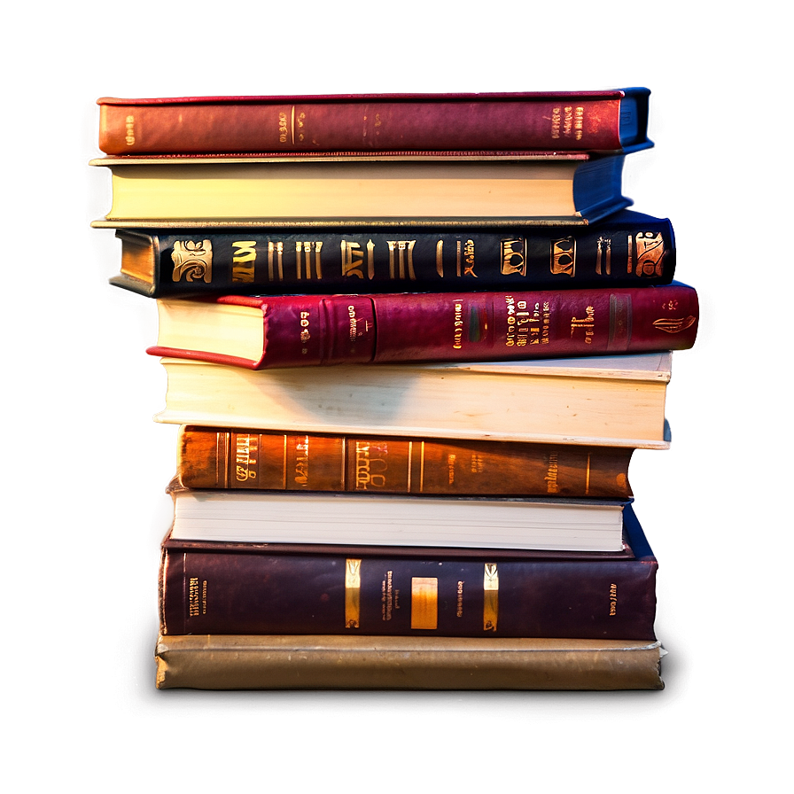 Pile Of Diy Books Png 22