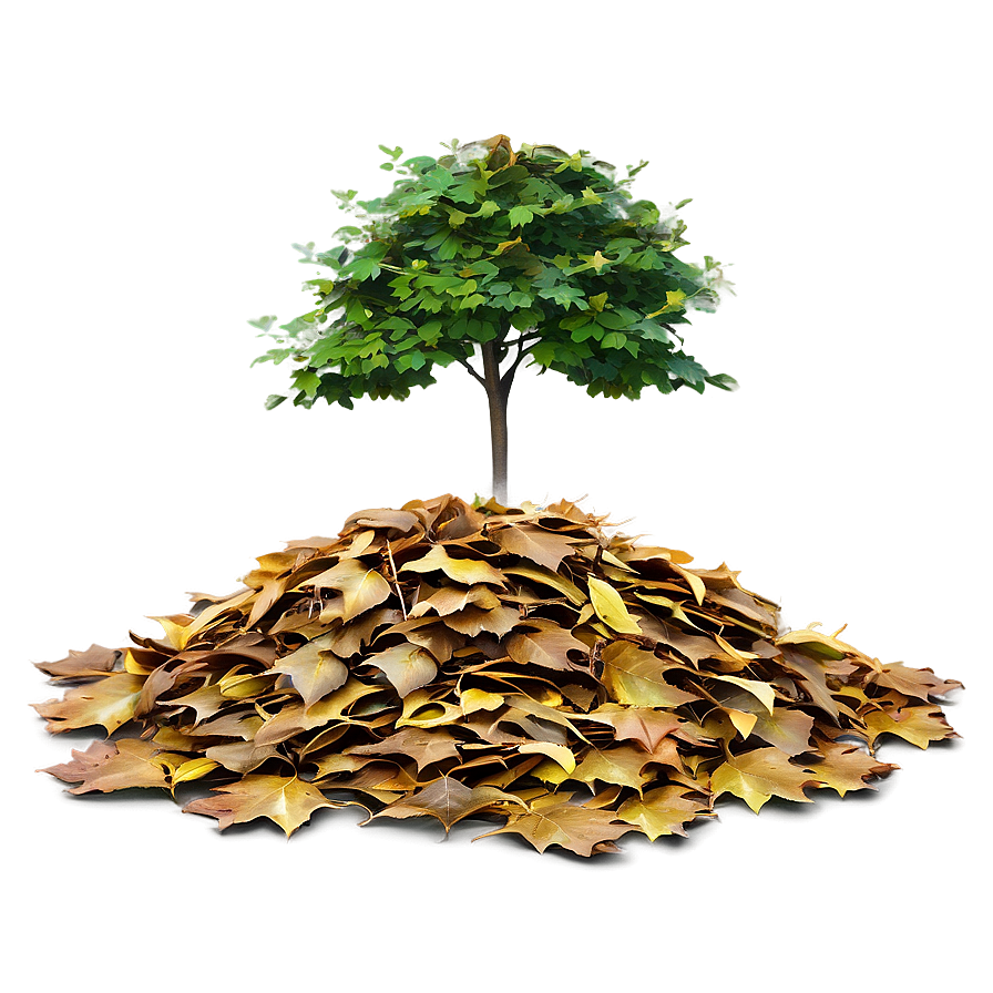 Pile Of Leaves Under Tree Png 06212024