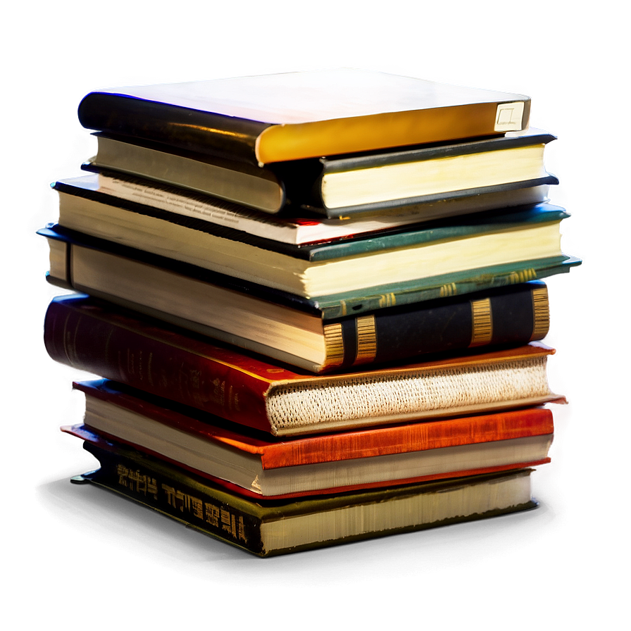 Pile Of Thriller Books Png Rld