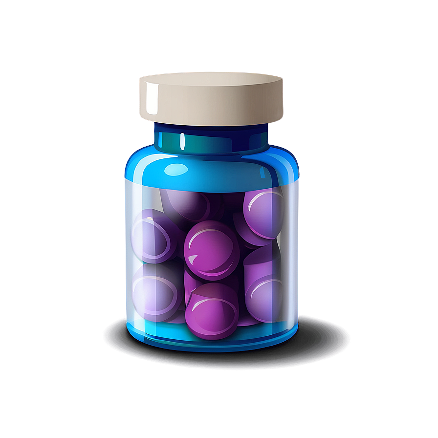 Pill Bottle Illustration Png Lrm94