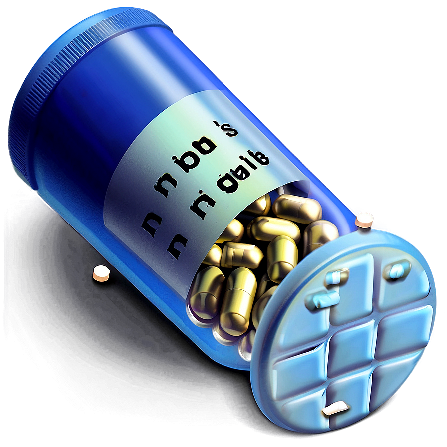 Pill Bottle Illustration Png Oet