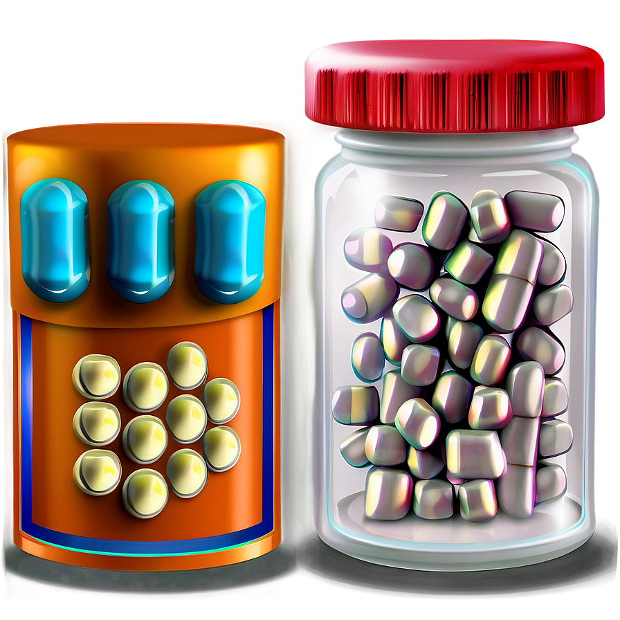 Pill Bottle On Shelf Png 05252024