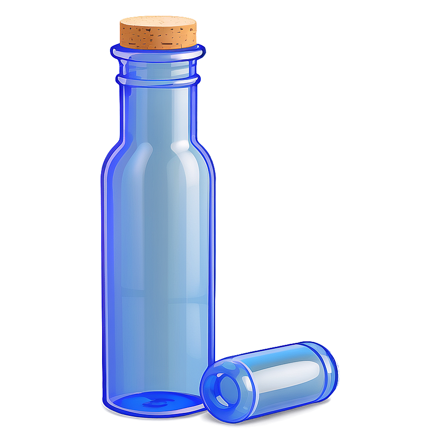 Pill Bottle With Cork Png 05252024