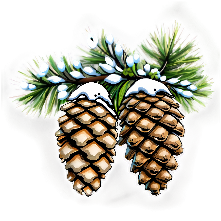 Pine Cone Design Png Vfc