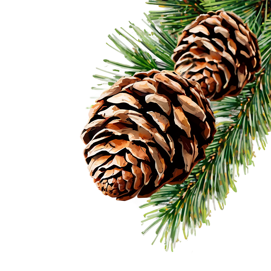 Pine Cone Frame Png 06202024