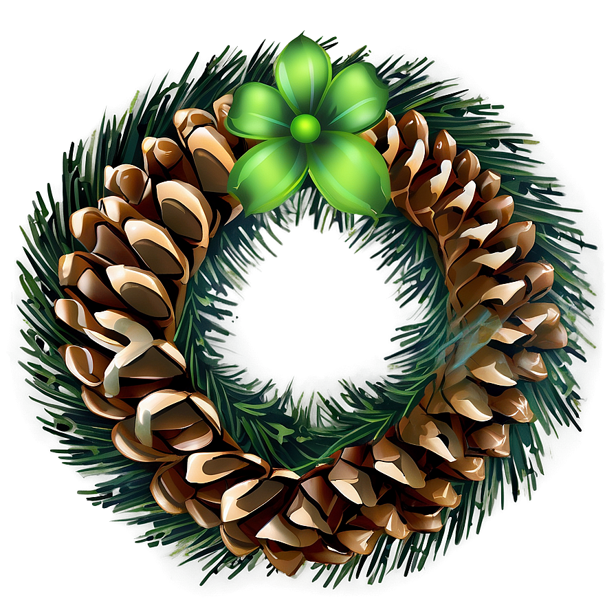 Pine Cone Wreath Png Xix71