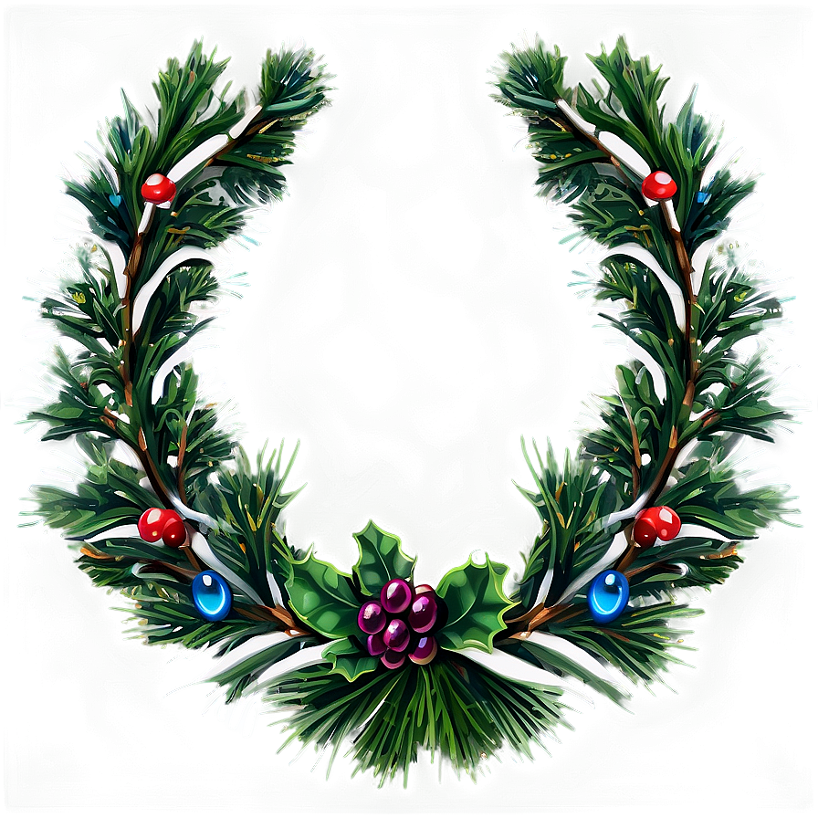 Pine Garland Png 05242024