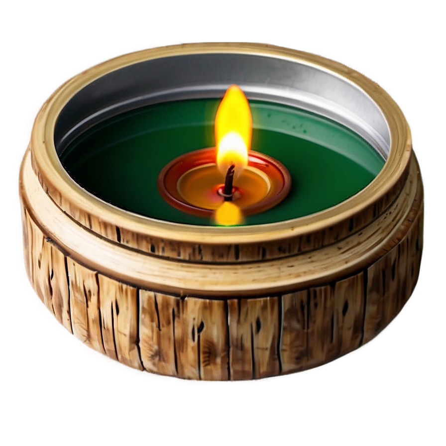 Pine Scented Candle Png 2