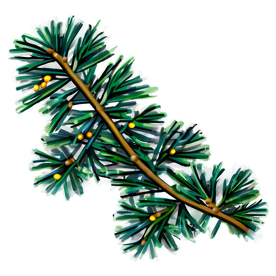 Pine Tree Branch Png 9