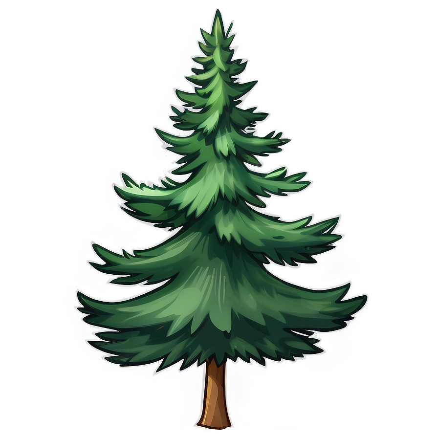 Pine Tree Elevation Illustration Png Ubl