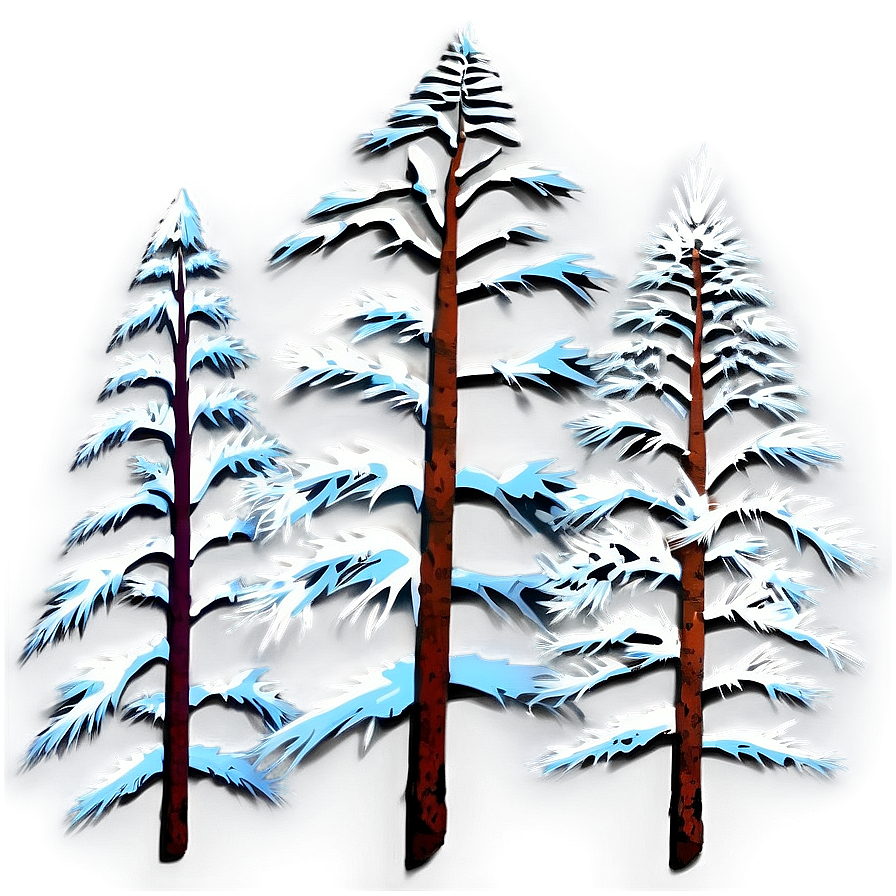 Pine Trees Reflection Png 66