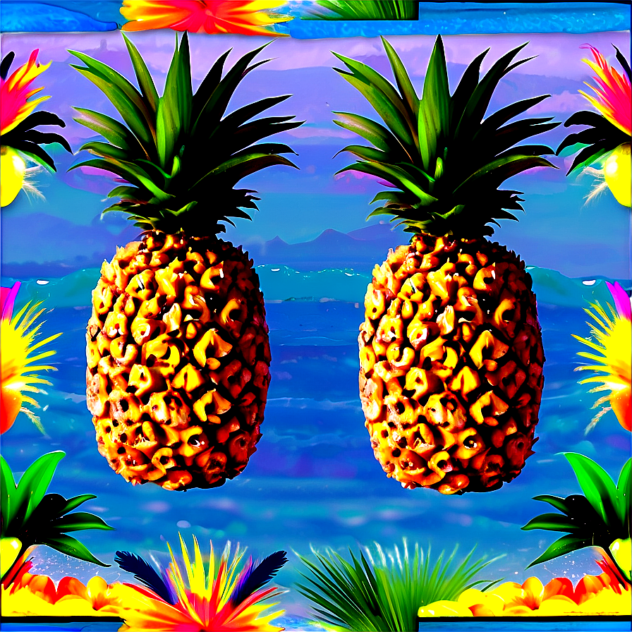 Pineapple Beach Png 05032024