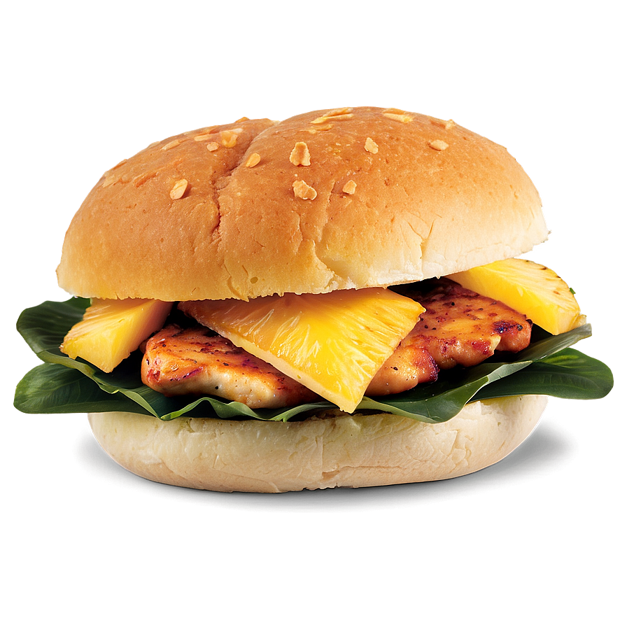 Pineapple Chicken Sandwich Png 06132024