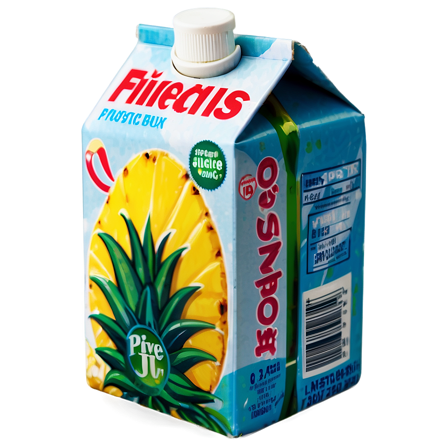 Pineapple Juice Box Png Llj44