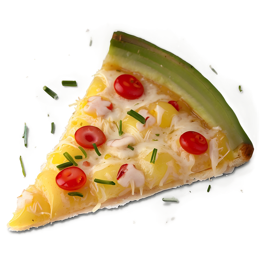 Pineapple Pizza Savory Slice Png Kaf33