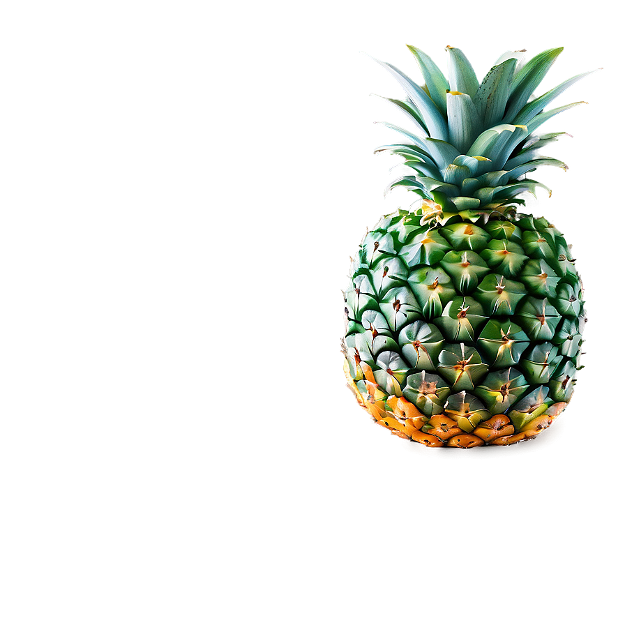 Pineapple Top View Png Stq36