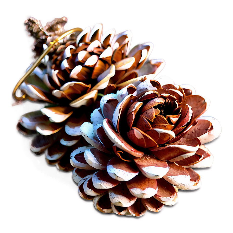 Pinecone Ornament Display Png Wat30