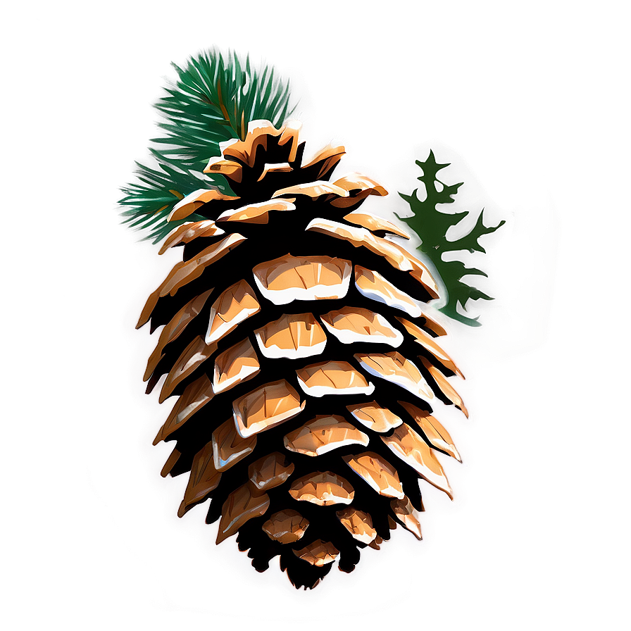 Pinecone Silhouette Icon Png 66