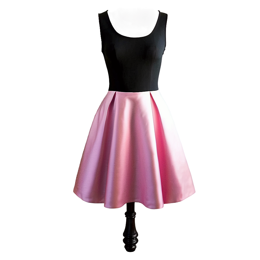 Pink A-line Dress Png 06292024