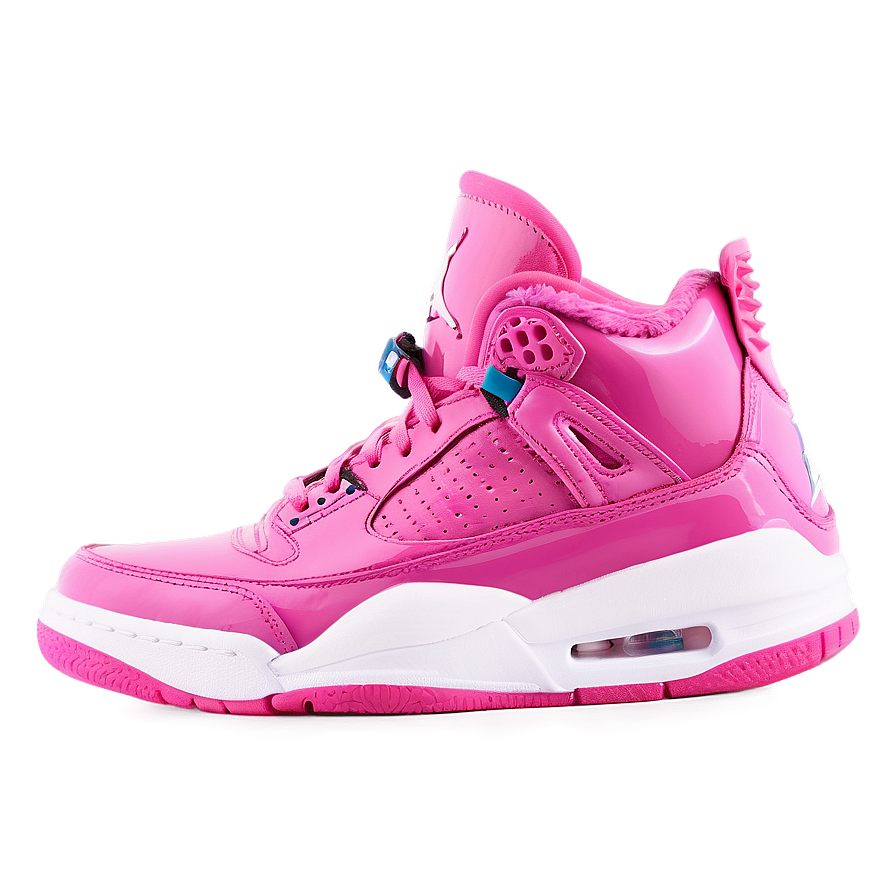 Pink Air Jordan Sneakers Png 06122024