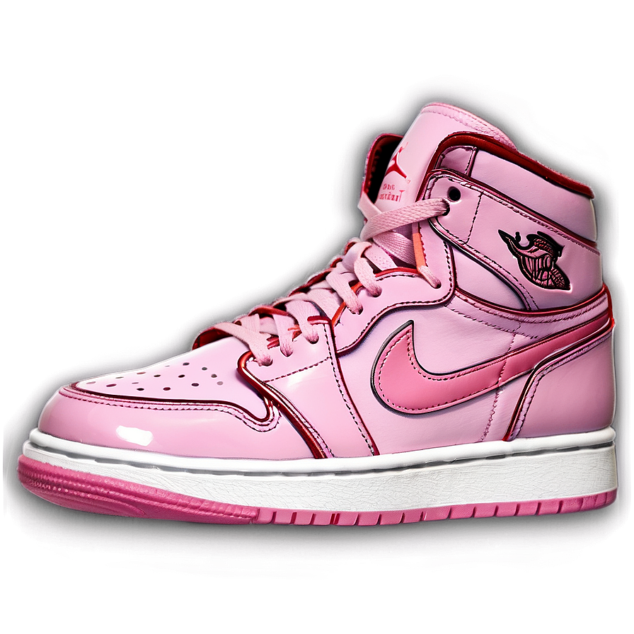 Pink Air Jordan Sneakers Png 59