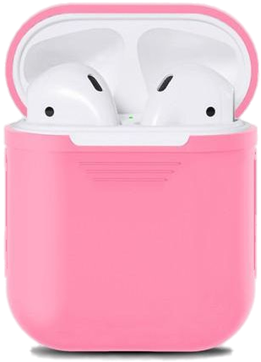 Pink Airpods Case With Earbuds