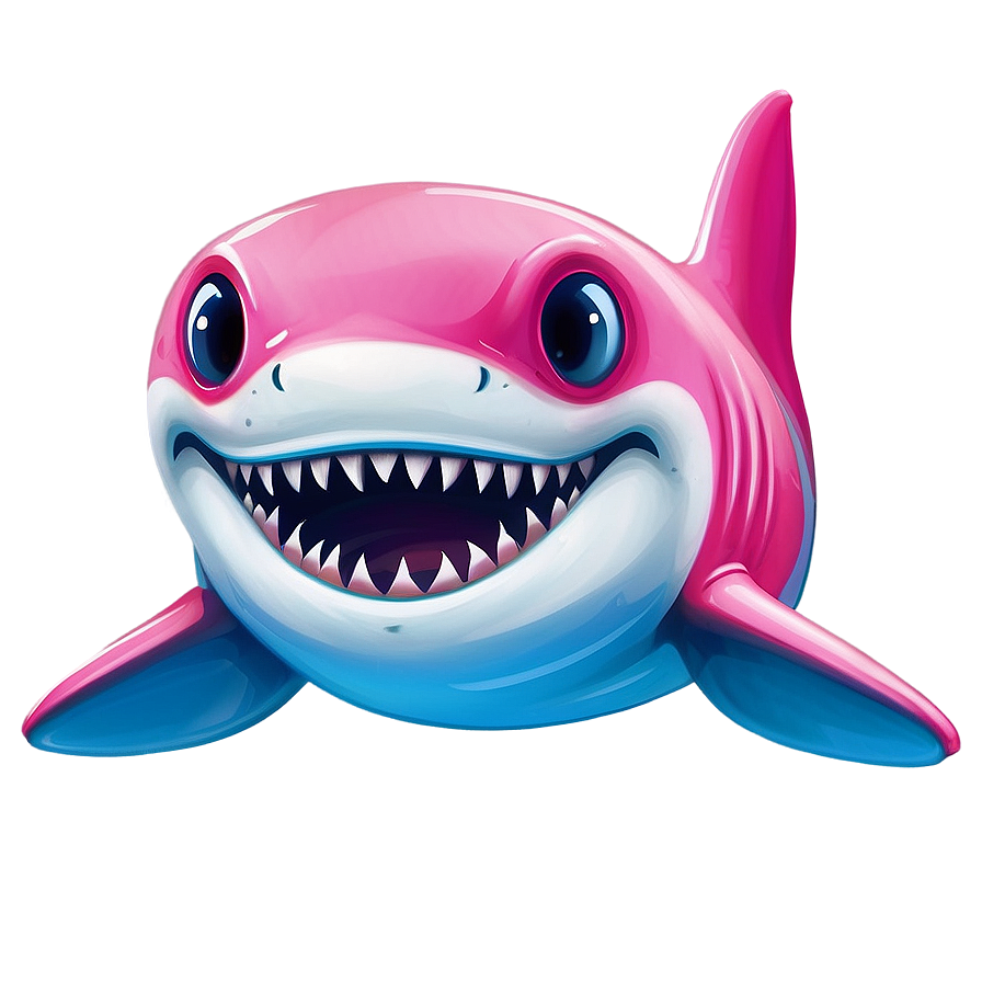 Pink Baby Shark For T-shirt Design Png 05262024